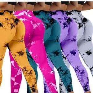 Tie-Dye Leggings - multiple colors available